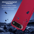 thumbnail image 3 of Entronix Liquid Silicone Case for iPhone 17 Air – Soft Protective Cover, Red, 3 of 5
