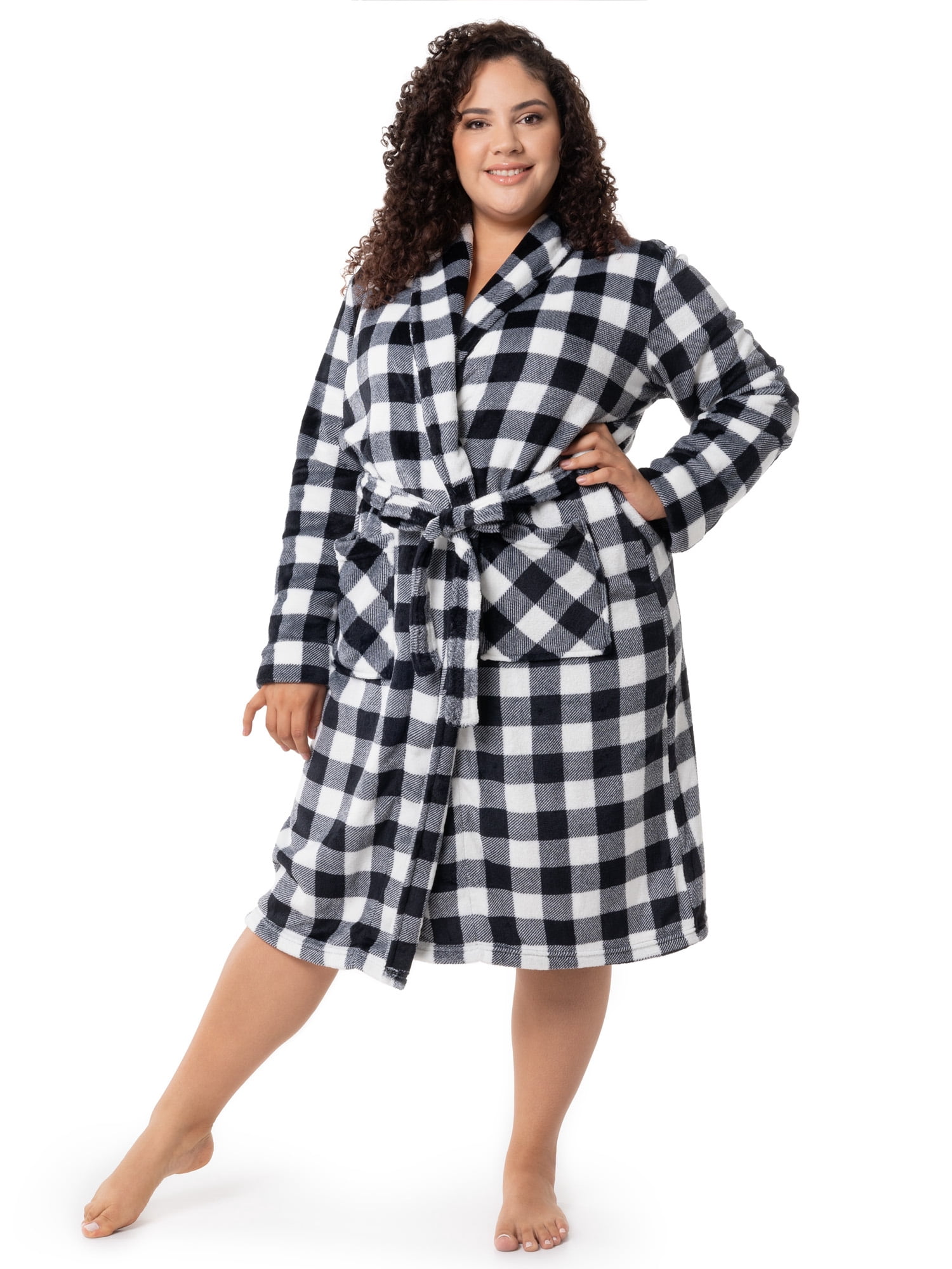 Fruit of the Loom Women's Beyond Soft Fleece Robe, Sizes XS/S-4X