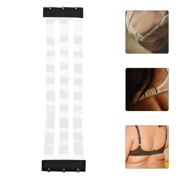 WEUVEB Bra Clip Back Extender 3 Hook Polyester for Comfortable