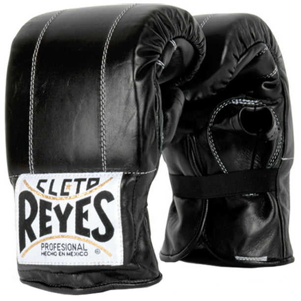 Cleto Reyes Leather Boxing Bag Gloves - Black - www.semashow.com - www.semashow.com