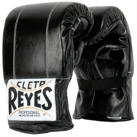 Cleto Reyes Leather Boxing Bag Gloves - Black