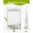 thumbnail image 2 of 200 Pcs 5"x8" Mylar Bags for Food Storage - Clear Front, Stand-up, Resealable Bags for Small Business Packaging Supplies, Snacks Candy Bath Salts Hand Made Gift Festival, 2 of 4