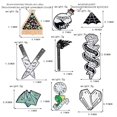 thumbnail image 2 of destyer Enamel Pin Heart Coffin Science Chemical Cobweb Brooch Unisex Pin Cartoon Lapel Pin Button Badges Bag Decoration, 2 of 9