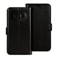 thumbnail image 4 of For Galaxy Note 8 Note 9 Note 10 Note 10 Plus Note 20 Note 20 Ultre Wallet Case, [Included Glass Screen Protector][RFID Blocking] Flip Folio Leather Cell Phone Cover With Credit Card Holder For Samsun, 4 of 5