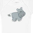 thumbnail image 4 of Inktastic Cute Smiling Baby Hippo Boys or Girls Baby Bodysuit, 4 of 5