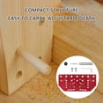 thumbnail image 2 of CEORPER Hinges Punching Locator 35mm Hinges Boring Jig Woodworking Drilling Locator, 2 of 6