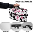 thumbnail image 5 of HELLHERO Strawberry Cow Print Steam Irons Storage Bag 11.8x6.69x5.5 Inches Polyester, Case Only, 5 of 6