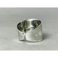 thumbnail image 3 of Heaven Crafts Spiral Ring Sterling Silver 925 Chunky Wide Band Ring For Women, 3 of 6
