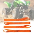 thumbnail image 6 of Colaxi 5 Pieces Soft Loops Tie Down Straps for Motorcycle Bikes Reinforced Owing Cargo Multiple Use Nylon Motorcycle Tie Down Straps orange 46.5cm, 6 of 9