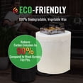 thumbnail image 6 of Eco Fuego Fire Pit Wax Refill - Biodegradable Vegetable Wax, Sustainable and Clean Burning. Each Refill Lasts up to 8 Hours – Citronella (Pack of 2), 6 of 6