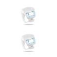 thumbnail image 3 of Soidarity 1/2/4 Uds. Luz delantera LED para bicicleta, bicicletas de montaña, alimentadas por , 3 modos, lámpara de faro de advertencia, Blanco 2Conjunto, 3 of 6