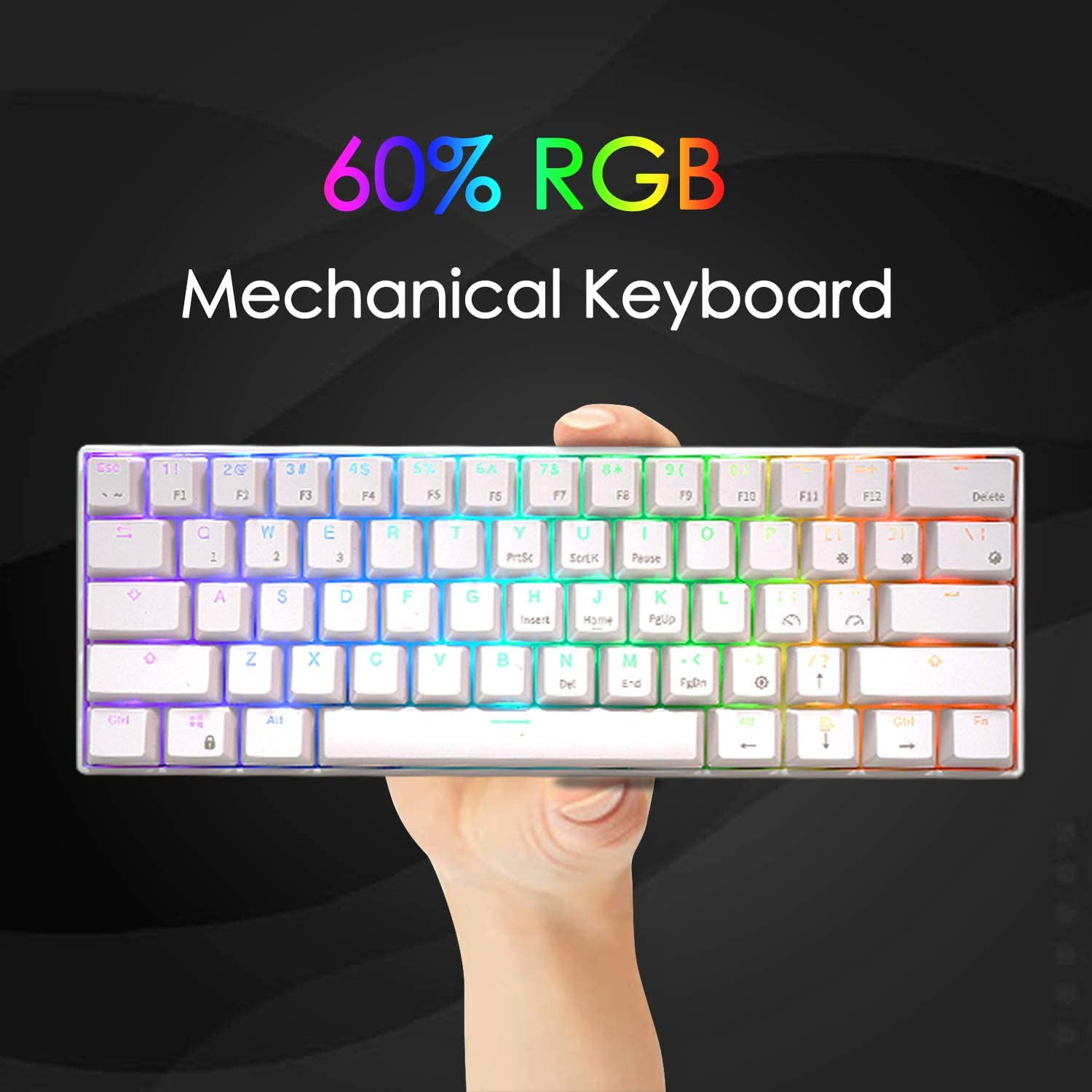 RK ROYAL KLUDGE RK61 Clavier de jeu mécanique 60% Maroc