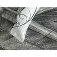 thumbnail image 4 of Ambesonne Romance Quilted Bedspread Set 3 Pcs, Skeleton Marriage, King Size, Dimgrey and White, 4 of 5