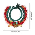 thumbnail image 3 of Kumdkd Handwoven Wool Christmas Pet Scarf – Festive Holiday Neckwear for Dogs & Cats (9.8" Adjustable Collar, Multicolor), 3 of 6