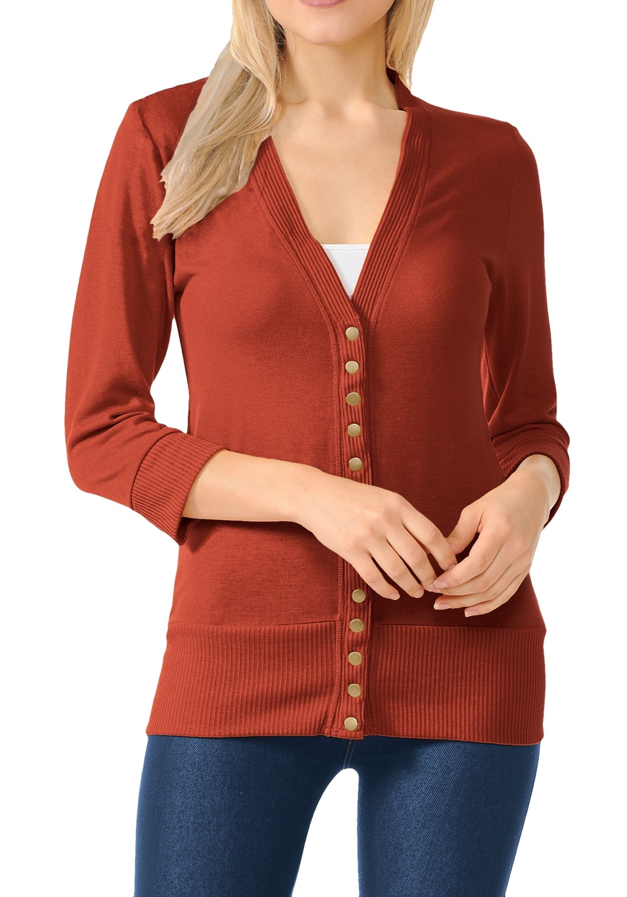 3 button cardigan