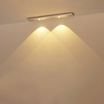 1PC Automatic Motion Sensor Closet Lights, Thin Led Body Sensor Light, Self Adhesive Rechargeable Ceiling Light Closet Cabinet, Rechargeable Night Light, Wireless Sink Lighting Lamp Shelf