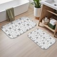 thumbnail image 2 of Highland Cow and Bathtub Print Bath Mat Set Of 2,Non-Slip Rug for Bathroom,Kitchen,Bedroom,Entrance, 30x17 and 23.5x15.7 Inches, 2 of 5