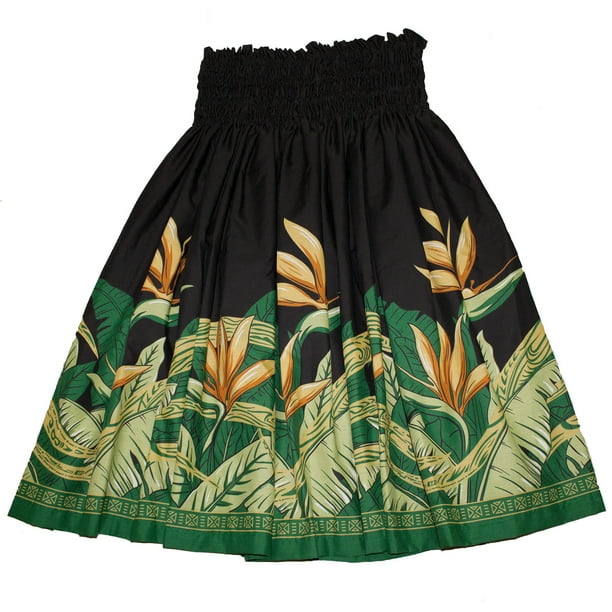 Download Rainbow Hawaiian Products - Hawaiian Pa'u Hula Skirt Hawaii Print Flower For womens, Color Black ...