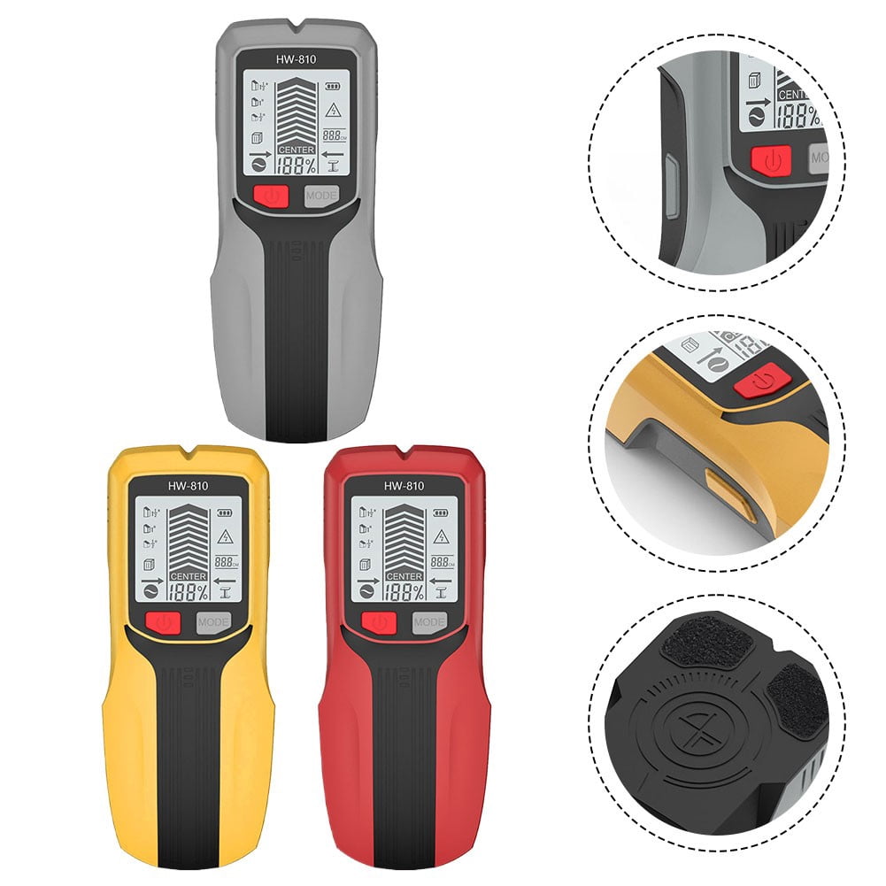 Multi Mode Wall Detector for Locating Hidden Electrical Wires and Pipes