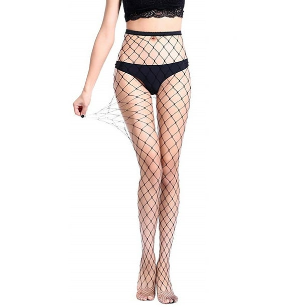 Segmart Fishnet Stockings Pantyhose Women S High Waist Hollow Mesh Tights Legging Hosiery I0964 Walmart Com Walmart Com
