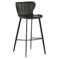thumbnail image 2 of Home Square Arabella 30" Modern Fabric Barstool in Gray - Set of 3, 2 of 7
