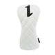 thumbnail image 1 of Funda protectora para palos de golf de madera, cuello largo, ligera, impermeable Blanco, 1 of 9