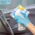 thumbnail image 4 of Yayeee 6 Pack Kitchen Dish Cloths Set for Washing Soft Drying Absorbent Microfiber Towels, Light Blue Lemon, 4 of 9