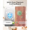 thumbnail image 5 of Titanium Cutting Board Set of 3, 100% Pure Titanium Cutting Boards for Kitchen, Dishwasher Safe, Non Toxic Chopping Board, Hygiene and Durability for Meat, Fruit, and Vegetables (3pcs), 5 of 5