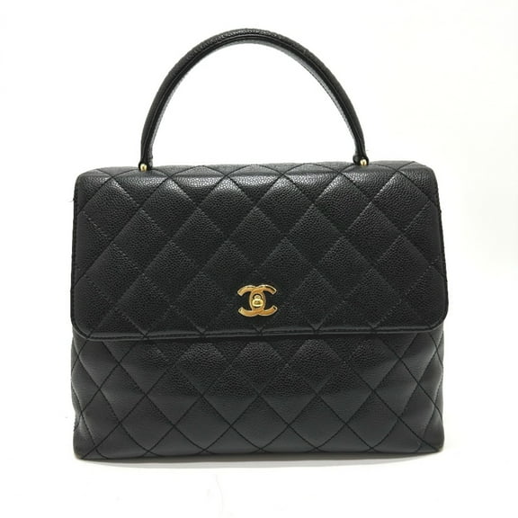 Pre-Owned Chanel A12397 Hand Bag Black (Good)