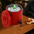 thumbnail image 4 of 10L Insulated Beverage Dispenser, Stainless Steel Insulated Bucket, with Faucet 28*30cm for Most Kinds of Parties, Outdoor Picnics, Travels, 4 of 17