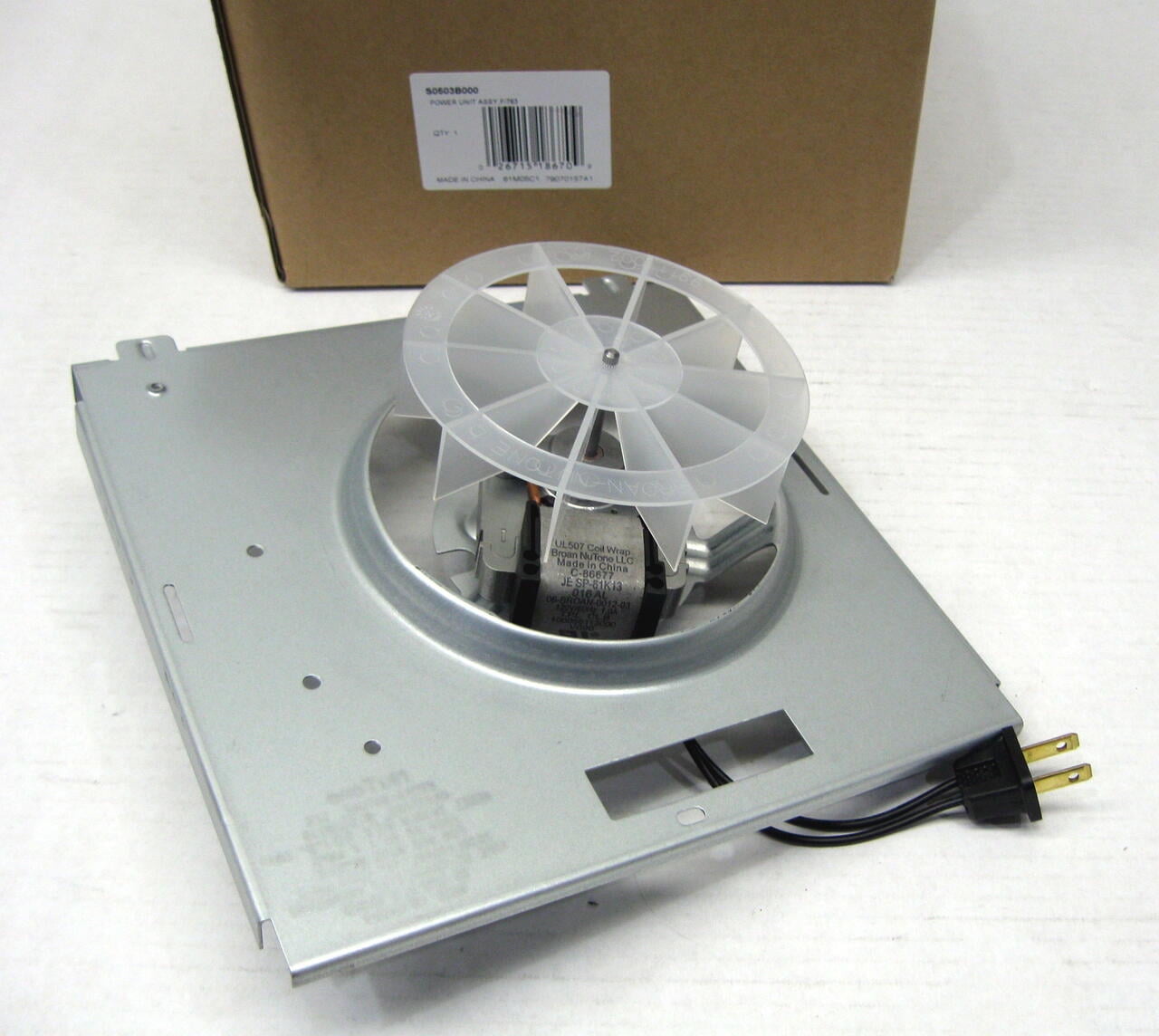 NuTone Fan Motors 87546000 B-unit Assembly for 769rft and V769rf Ventilation for sale online 