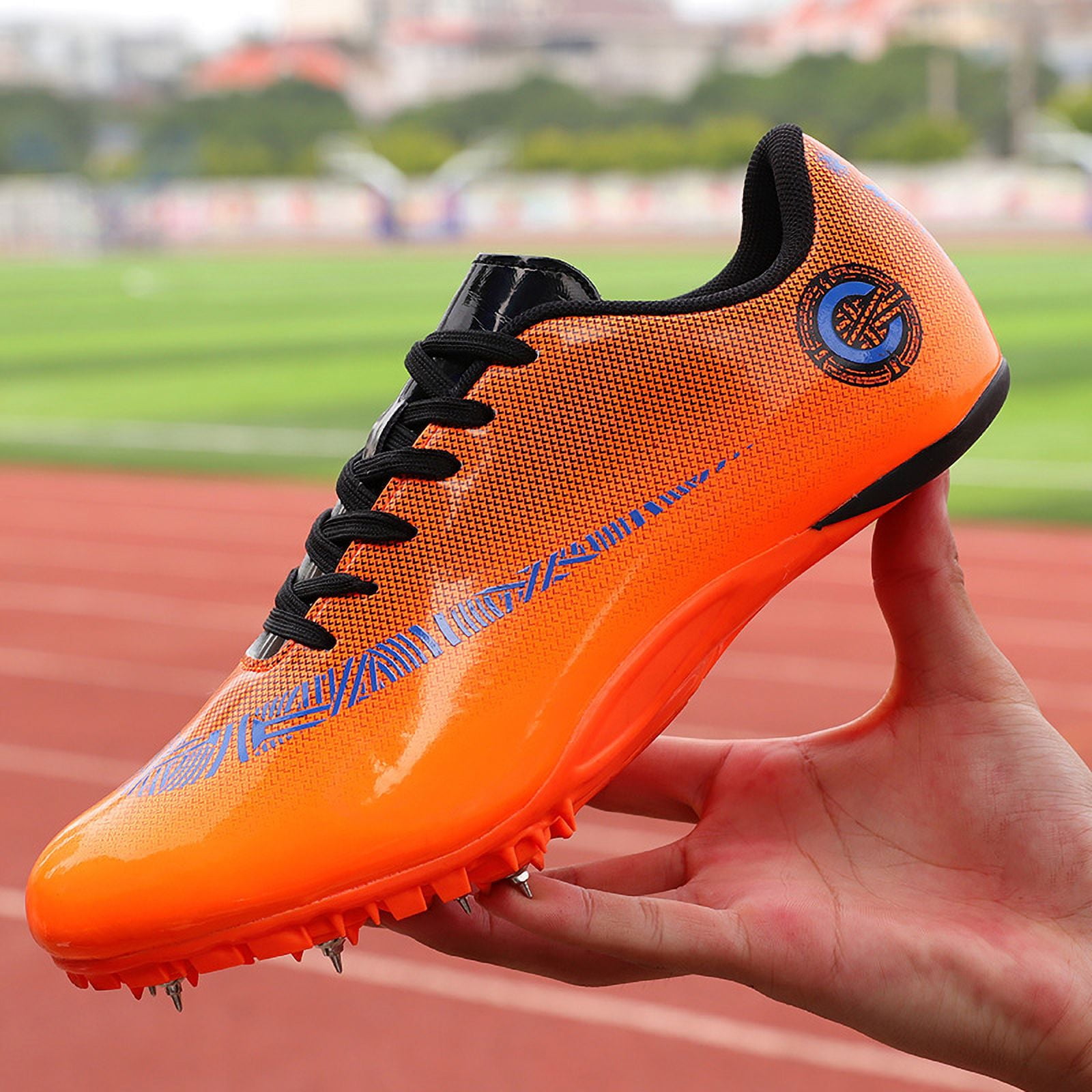 Men's Women's Track and Field Shoes Racing Jumping Sprint Sneakers Professional Running Spikes Athletic Shoes