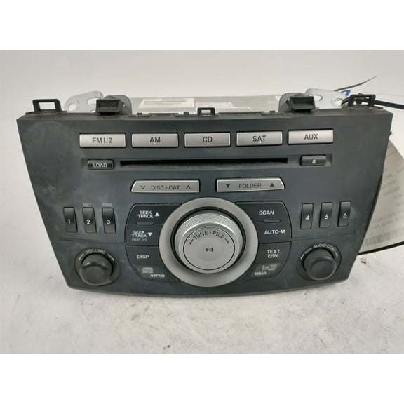Pre-Owned 2011 Mazda 3 AM FM 6CD Radio Receiver OEM - Verify Specific Vehicle Fitment In Description - (Good)