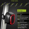 thumbnail image 3 of Lámpara Trasera Usb Recargable Ciclismo Advertencia De Seguridad Luz Trasera Led Moyic OD007491-00, 3 of 6