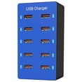 thumbnail image 2 of Clearance Czzoypi Outlet (Blue), Multi Outlet Plug in 10 Port USB Plug Charger Is Applicable To Multi Port Charger 10 USB Port Mobile Phone Fast Charging, 2 of 2