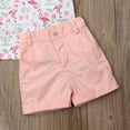 thumbnail image 5 of Douhoow Toddler Boy Flamingo Shirt Tops+Shorts Summer 2PCS Gentleman Boy Outfits, 5 of 7
