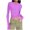 Khaki, variant on Ashirexll Long Sleeve Shirts for Women Round Neck Random Print Stretch Slim Style Long Sleeve Ribbed Pullover Top