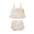 thumbnail image 2 of Seyurigaoka Little Girls Outfit, Random Dyeing Sleeveless Suspender Top Shorts, 2 of 9