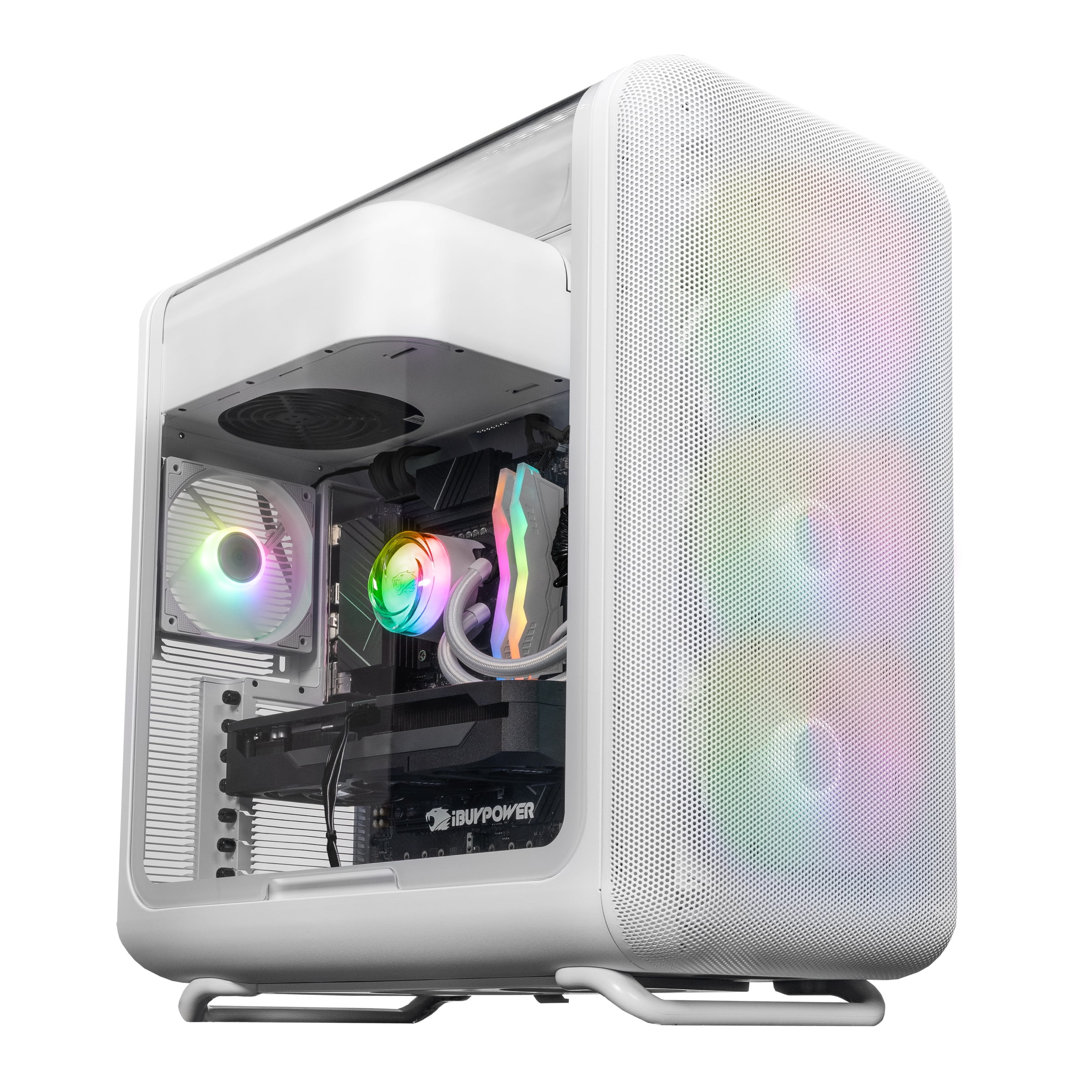 iBUYPOWER X50 Gaming PC Desktop Computer Intel Core Ultra 9 285 CPU, NVIDIA GeForce RTX 5070 12GB GPU, 32GB DDR5 RGB 5200MHz RAM, 1TB NVMe SSD, Windows 11 Home, Gamer Keyboard and Mouse - X50WI9N5701