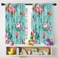thumbnail image 5 of Blackout Kids Curtains,Pioneer Flower Floral Print Pattern Childrens Insulated Curtains Set Of 2,Bedroom Essentials,Toddler Room Decor 42"x54", 5 of 5