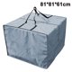 thumbnail image 1 of Laklulu Bolsa de cojín impermeable y a prueba de polvo, bolsa de almacenamiento decorativa, muebles de patio al aire libre, cojines de asiento, bolsa de almacenamiento con cremallera y asas,, 1 of 6