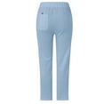 thumbnail image 3 of Liacowi Women Juniors Capris Pants Lace Hollow Out Drawstring Elastic Waist Loose Trousers Summer Casual Sweatpants Straight Bottoms, 3 of 4