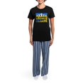 thumbnail image 4 of CafePress - We Support Ukraine Pajamas - Women's Short Sleeve Print T-Shirt and Pants Dark Cotton Pajama Set, 4 of 7