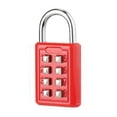 thumbnail image 4 of 6/8/10 Digit Combination w/ Keys Travel Suitcase Luggage Padlock Res✨✨ Lock V89C V1D7, 4 of 6
