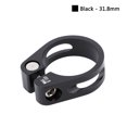 thumbnail image 2 of Abrazadera de tija de sillín Abrazadera de liberación rápida para bicicleta aleación de aluminio abrazadera para poste de asiento de bicicleta de montaña Clip para tubo de asiento bicicleta de carretera bicicleta informal Hugtrwg  Para estrenar, 2 of 7