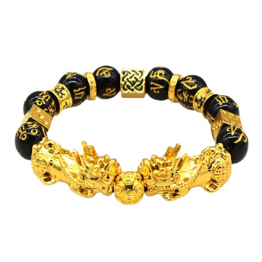 Men's Fortune Gold Six Characters Mantra Fashion Domineering ot h