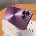 thumbnail image 1 of Luxury Laser Aurora CD Pattern Matte Case For iPhone 16 15 14 13 12 11 Pro Max Plus Soft Bumper Shockproof Armor Hard Back Cover Dark Purple for iphone14Plus(6.7"), 1 of 6