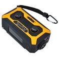thumbnail image 4 of Hand Crank Emergency Weather Radio AM/AM Switching Battery Indicator Flashlight Solar Power Bank for Outdoor CampingOrange US Version, 4 of 5