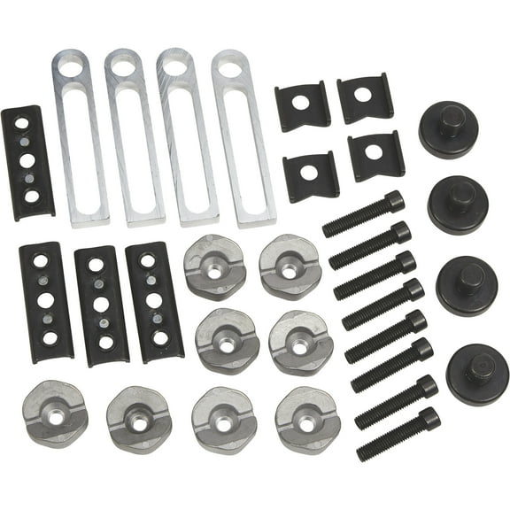 Klutch Welding Table Workhold Accessory Base Kit, 32-Pc.