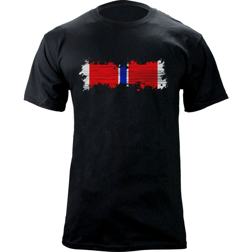 USAMM - Distressed Bronze Star Medal Ribbon Veteran T-Shirt - Walmart ...